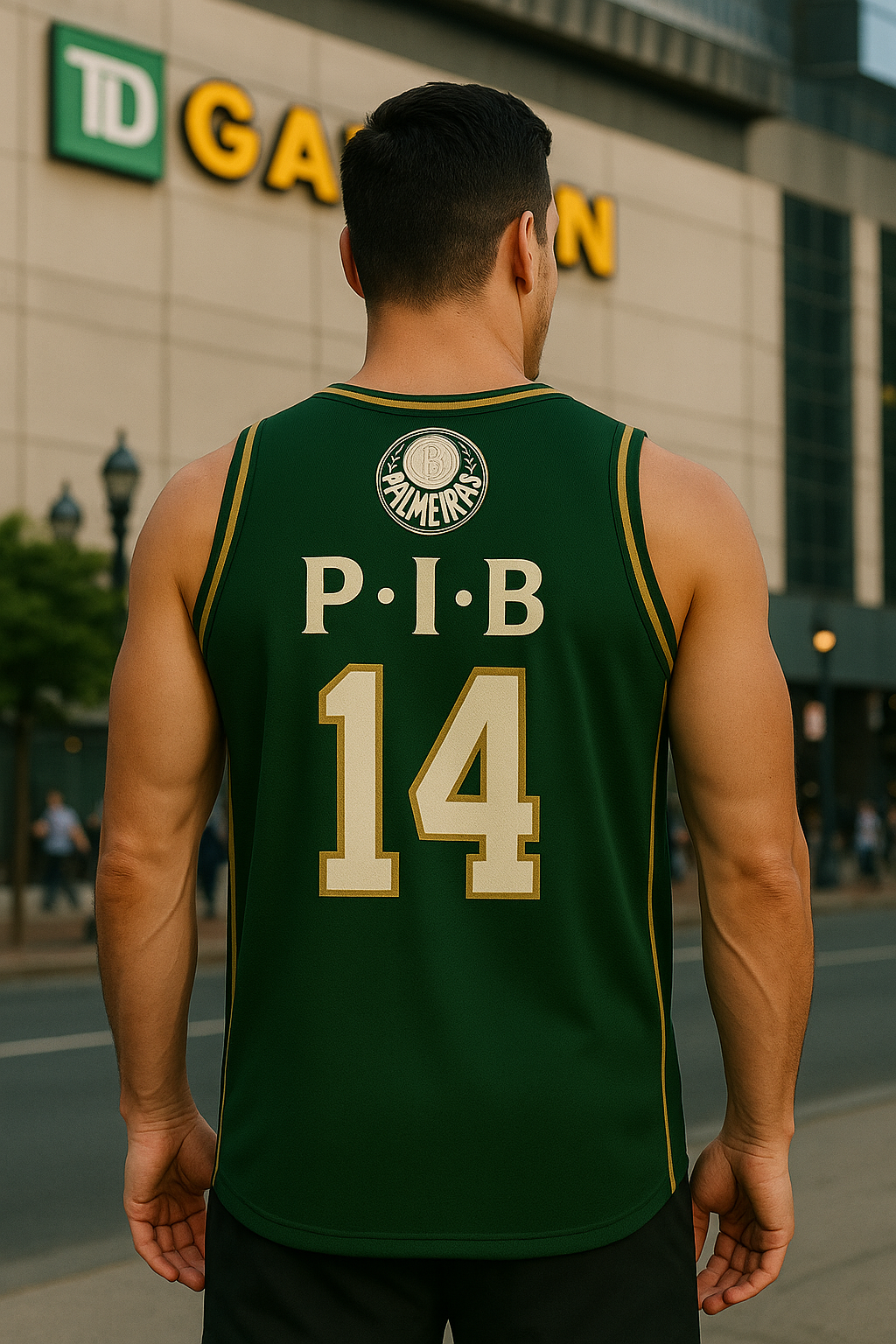 Palmeiras Basketball Jersey green