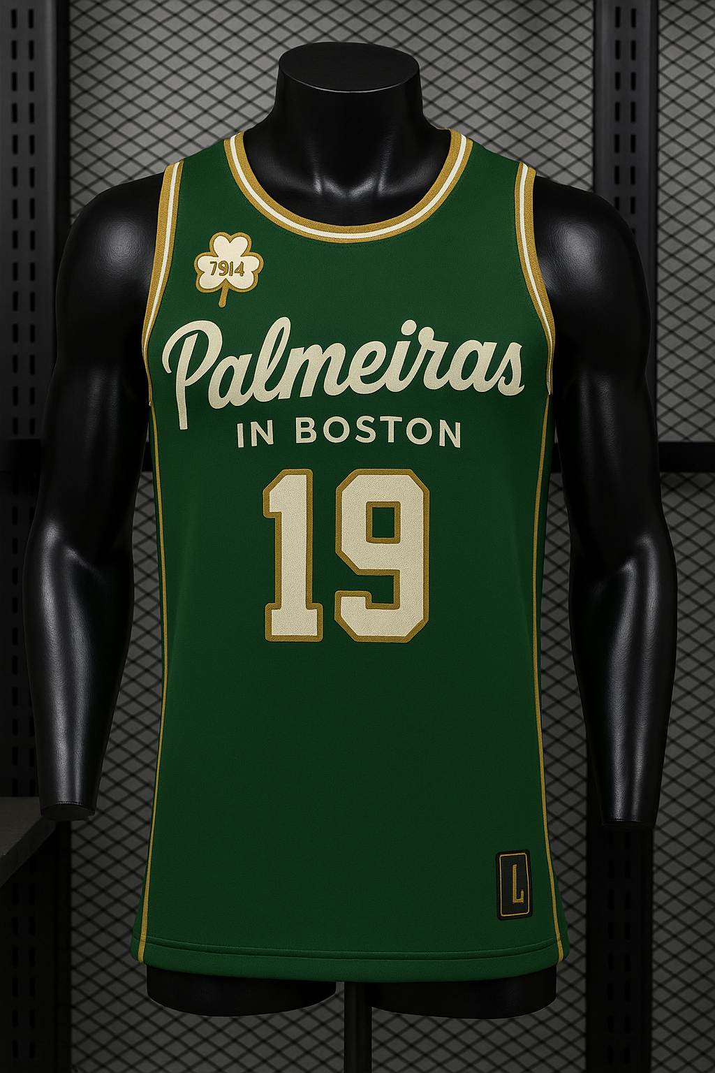 Palmeiras Basketball Jersey green
