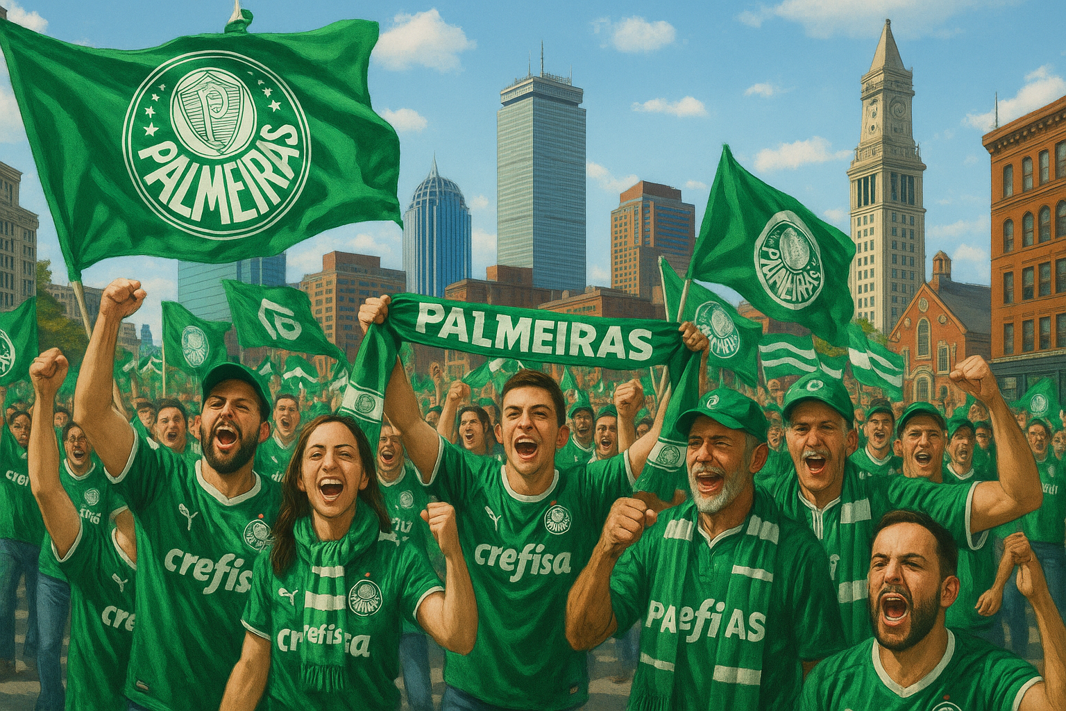 Palmeirenses em Boston 